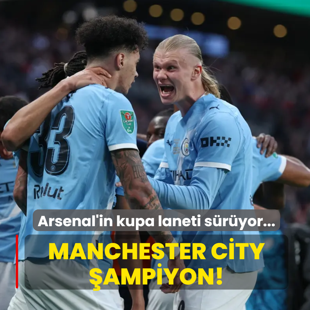 Arsenal'in kupa laneti s�r�yor... Manchester City �ampiyon!