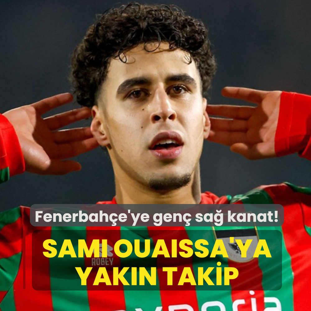 Fenerbah�e'ye Hollanda'dan sa� kanat! Sami Ouaissa'ya yak�n takip