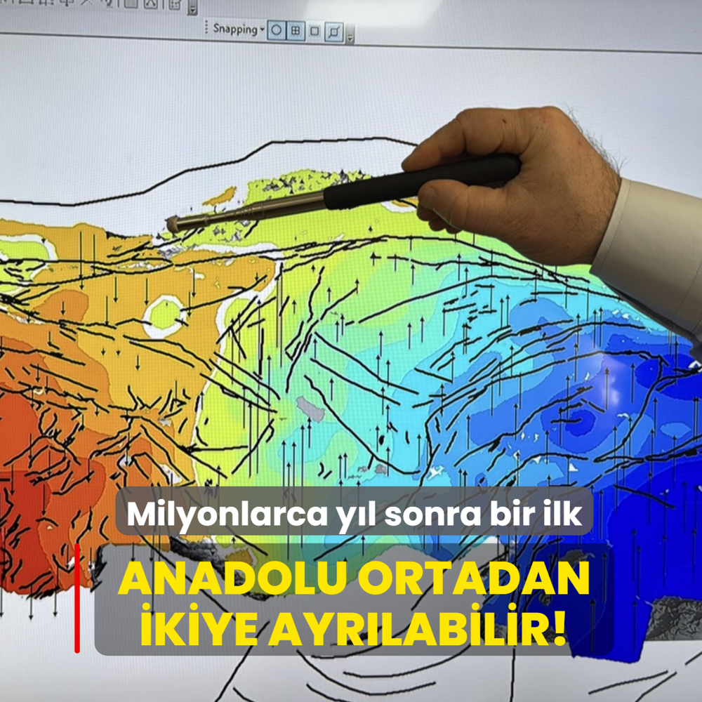 Milyonlarca y�l sonra bir ilk! Anadolu ortadan ikiye ayr�labilir