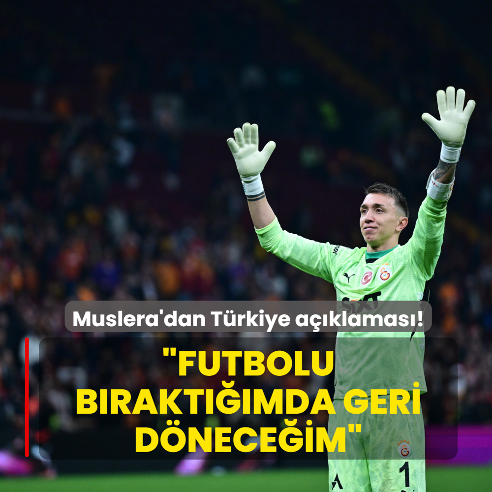 Muslera'dan T�rkiye a��klamas�! �Futbolu b�rakt���mda geri d�nece�im�