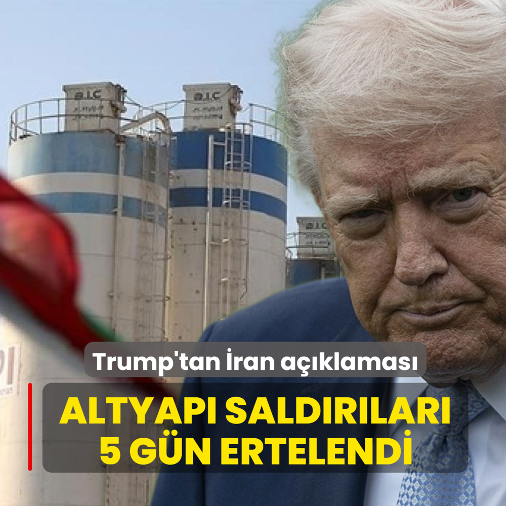 Trump'tan �ran a��klamas�: Enerji altyap�s�na sald�r�lar 5 g�n ertelendi