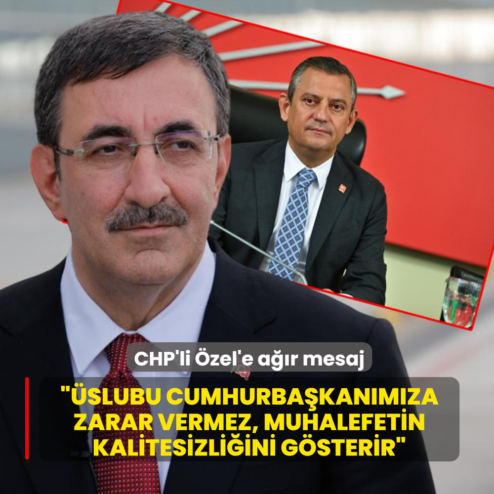 Cevdet Y�lmaz'dan CHP'li �zel'e a��r mesaj: Bu �slup Cumhurba�kan�m�za zarar vermez, muhalefetin kalitesizli�ini g�sterir