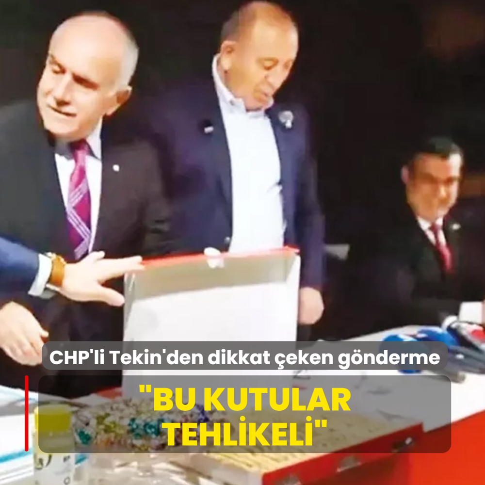 Tekin'den �baklava kutulu� g�nderme