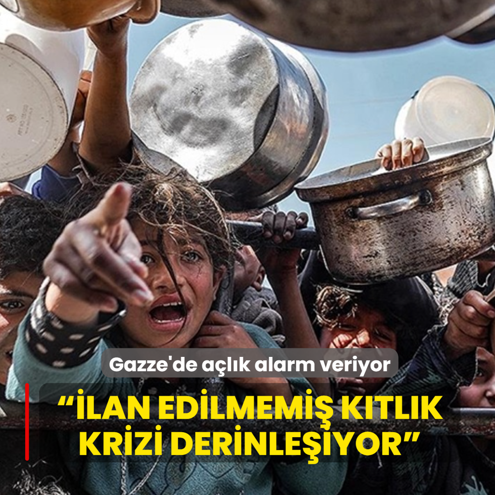  �lan edilmemi� k�tl�k krizi derinle�iyor ... Gazze'de a�l�k alarm veriyor