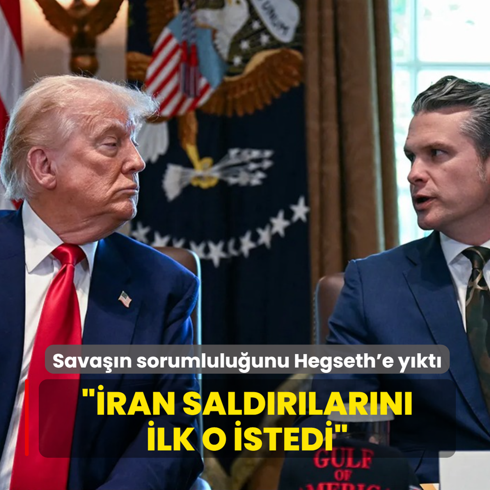 Trump sava��n sorumlulu�unu Hegseth'e y�kt�: �ran sald�r�lar�n� ilk o istedi