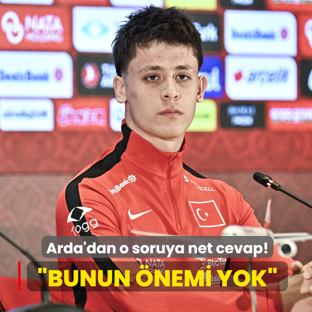 Arda G�ler'den o soruya net cevap! �Milli tak�mda nerede oynad���m�z�n �nemi yok�