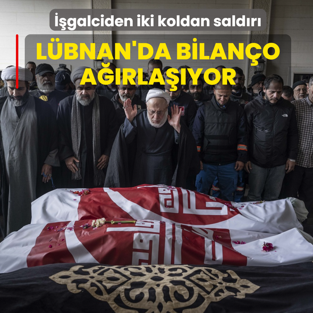 ��galci �srail'den iki koldan sald�r�! L�bnan'da bilan�o a��rla��yor