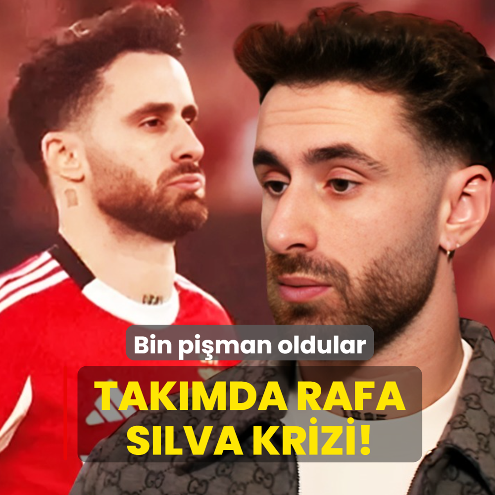 Tak�mda Rafa Silva krizi! Bin pi�man oldular