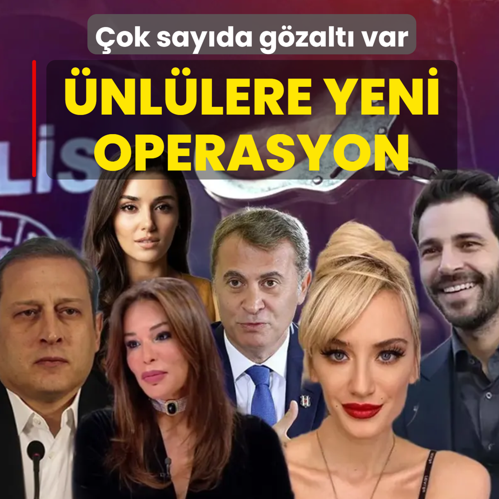 �nl�lere y�nelik soru�turma! �ok say�da �nl� isime g�zalt� karar�