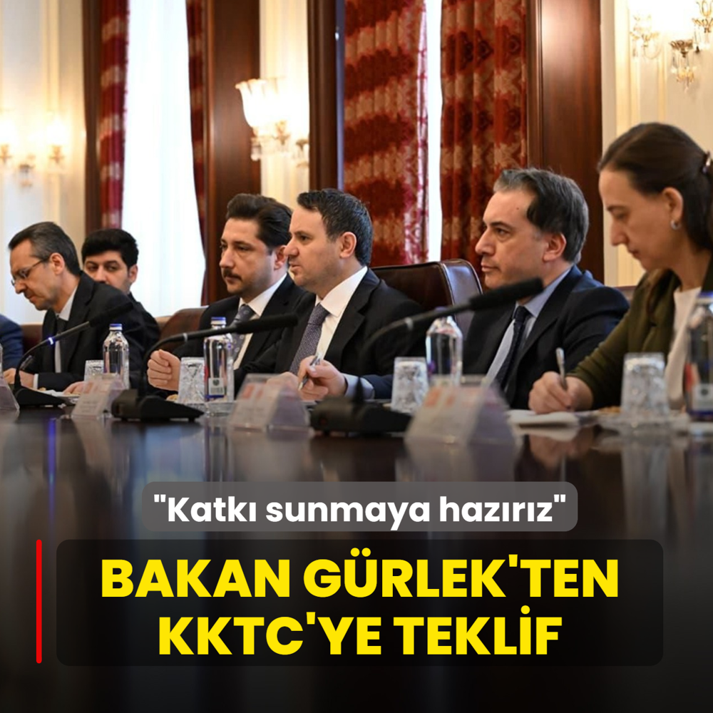Bakan G�rlek'ten KKTC'ye teklif: Katk� sunmaya haz�r�z