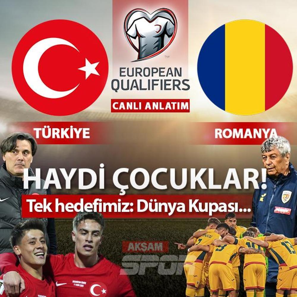 CANLI: T�rkiye - Romanya