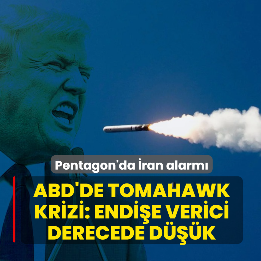 ABD'de Tomahawk krizi! Pentagon'da �ran alarm�: Endi�e verici derecede d���k