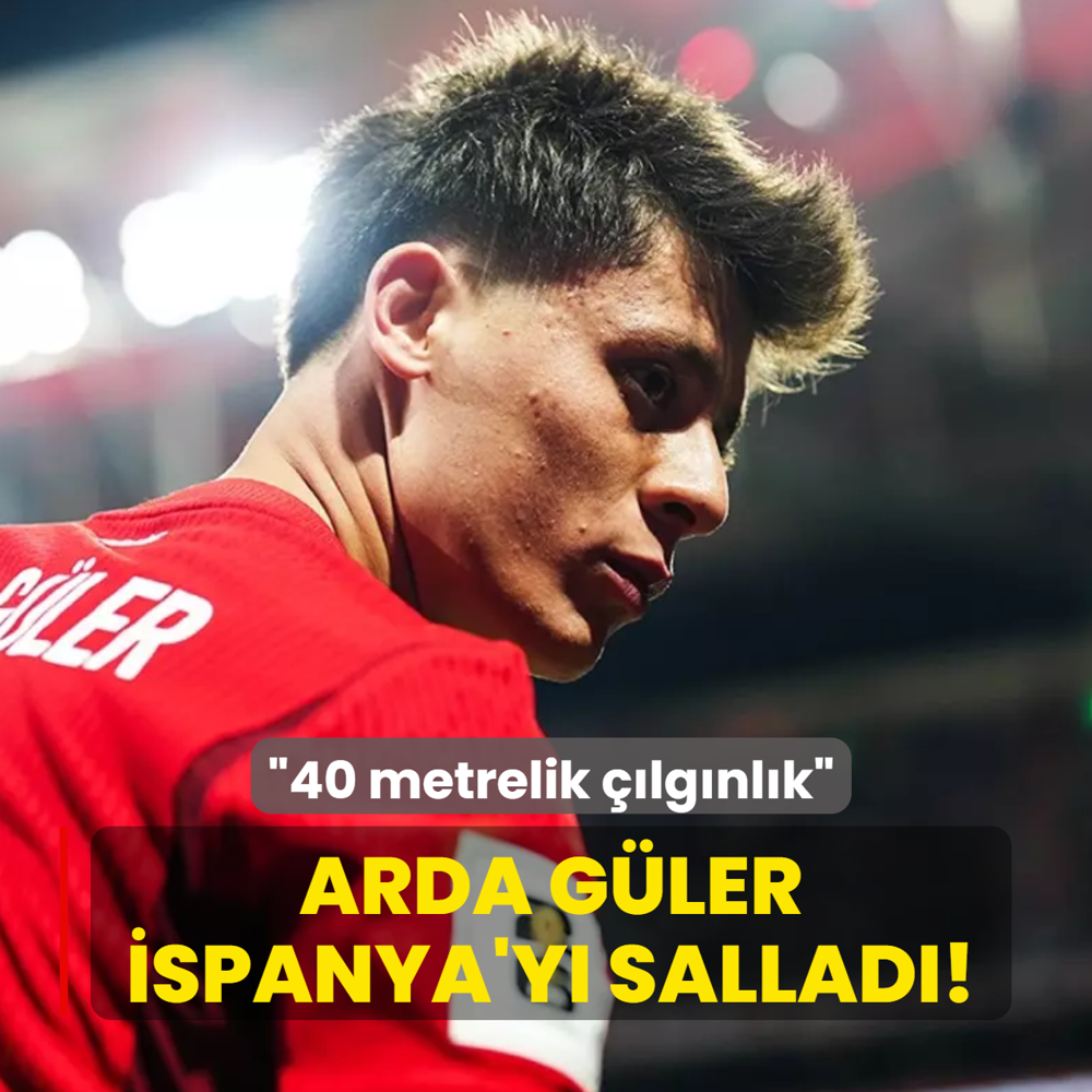 Arda G�ler'in asisti �spanya'y� sallad�! �40 metrelik ��lg�nl�k�
