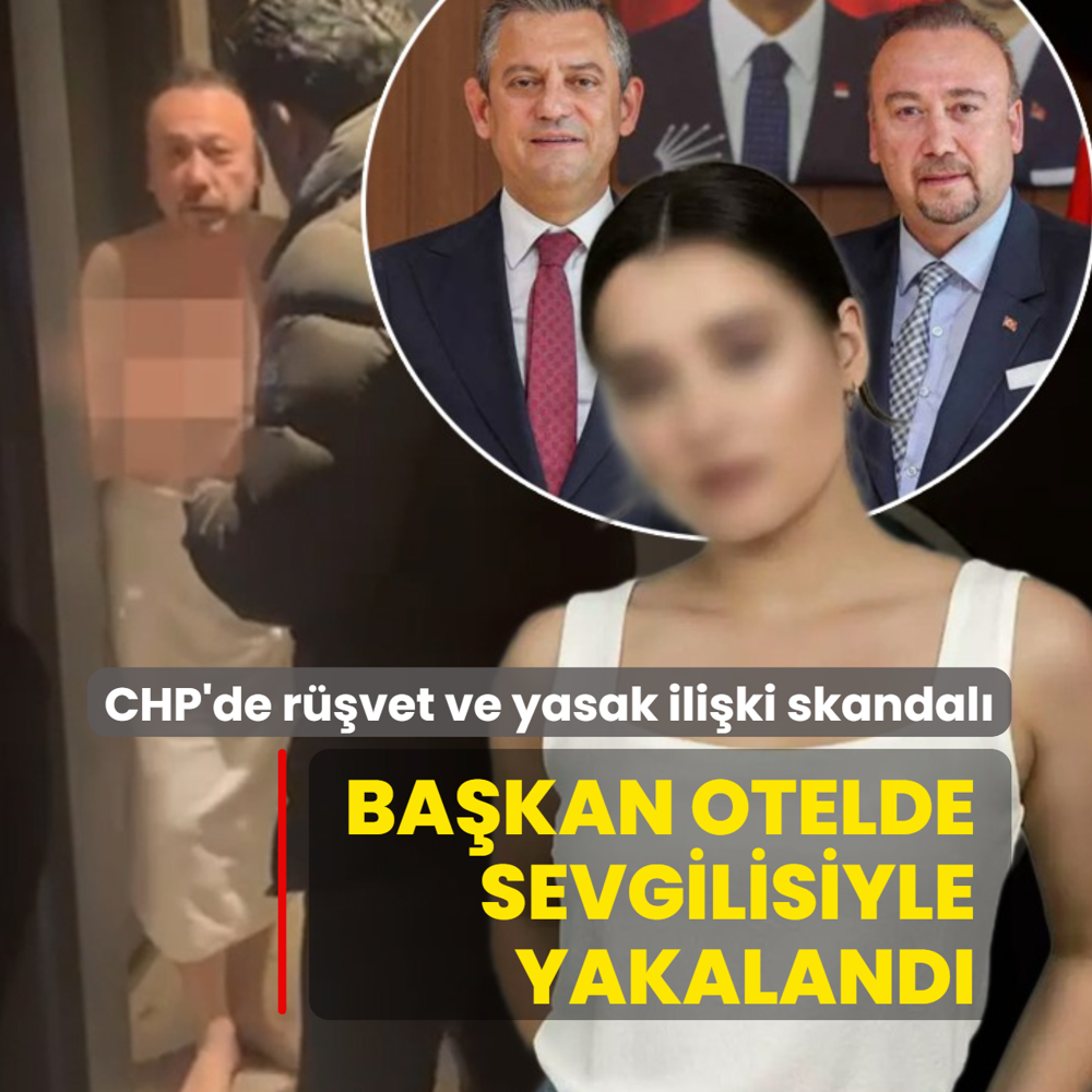 CHP'de r��vet ve yasak ili�ki skandal�! Ba�kan otel odas�nda sevgilisiyle yakaland�