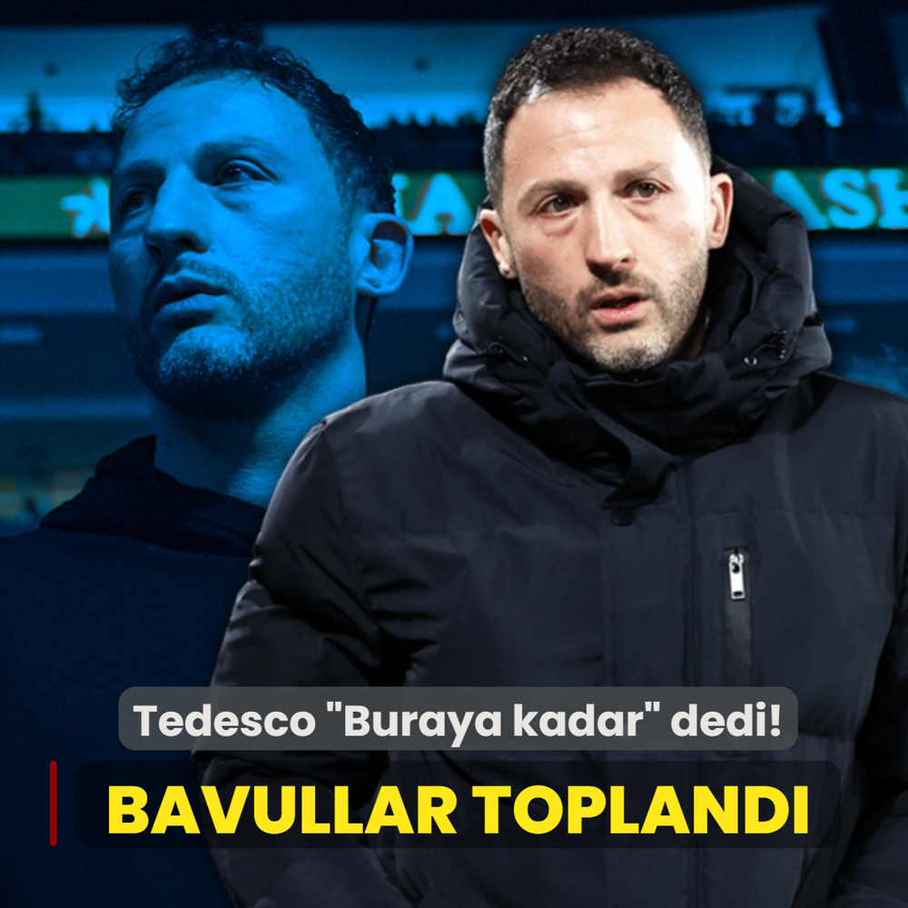 Domenico Tedesco �Buraya kadar� dedi! Fenerbah�e'de yolun sonu: Bavullar topland�