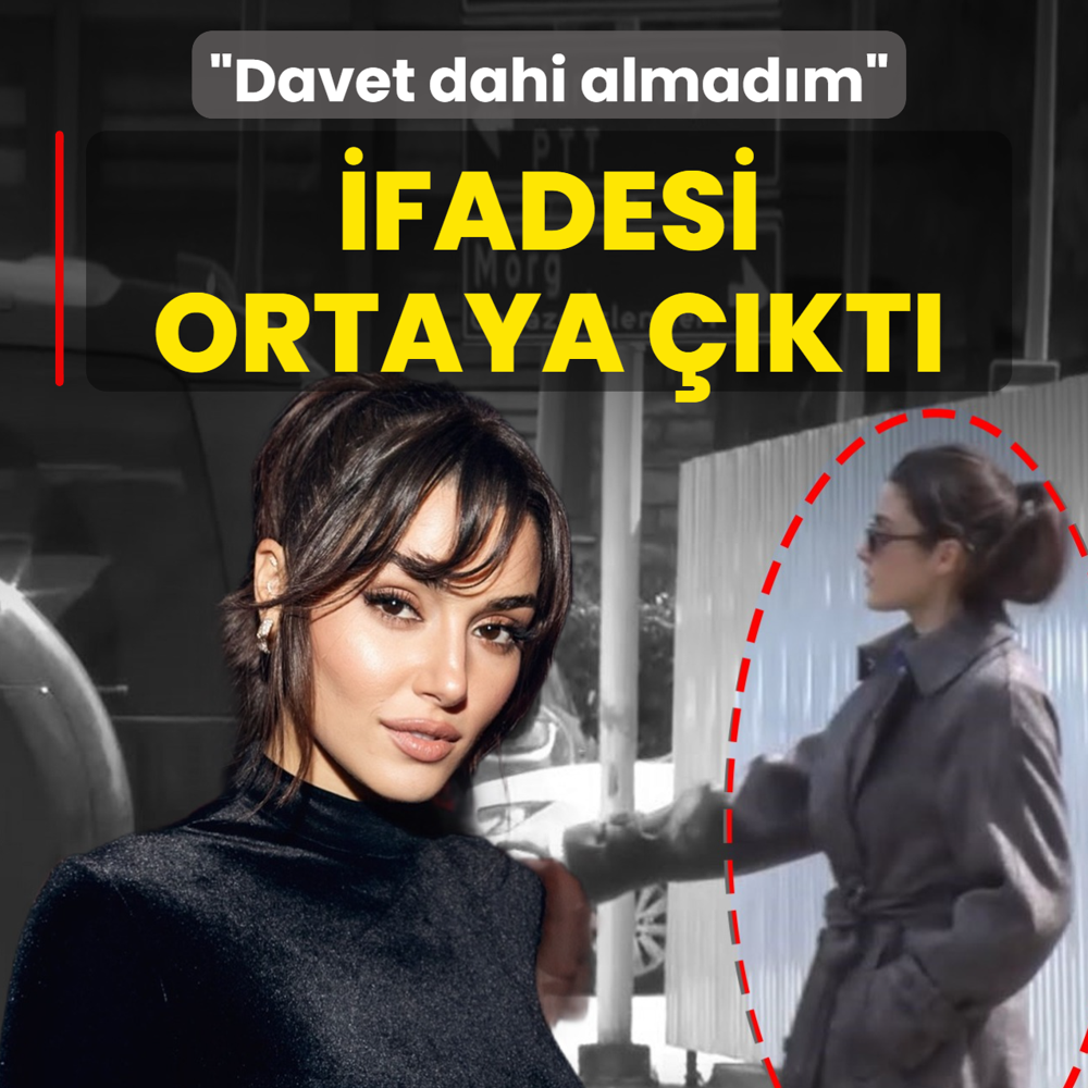 Hande Er�el'in ifadesi ortaya ��kt�: Davet dahi almad�m
