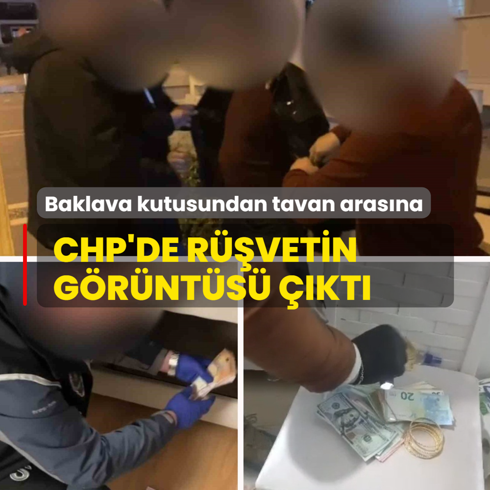 �nce baklava kutusu, �imdi tavan aras�... CHP'de r��vetin g�r�nt�s� ortaya ��kt�
