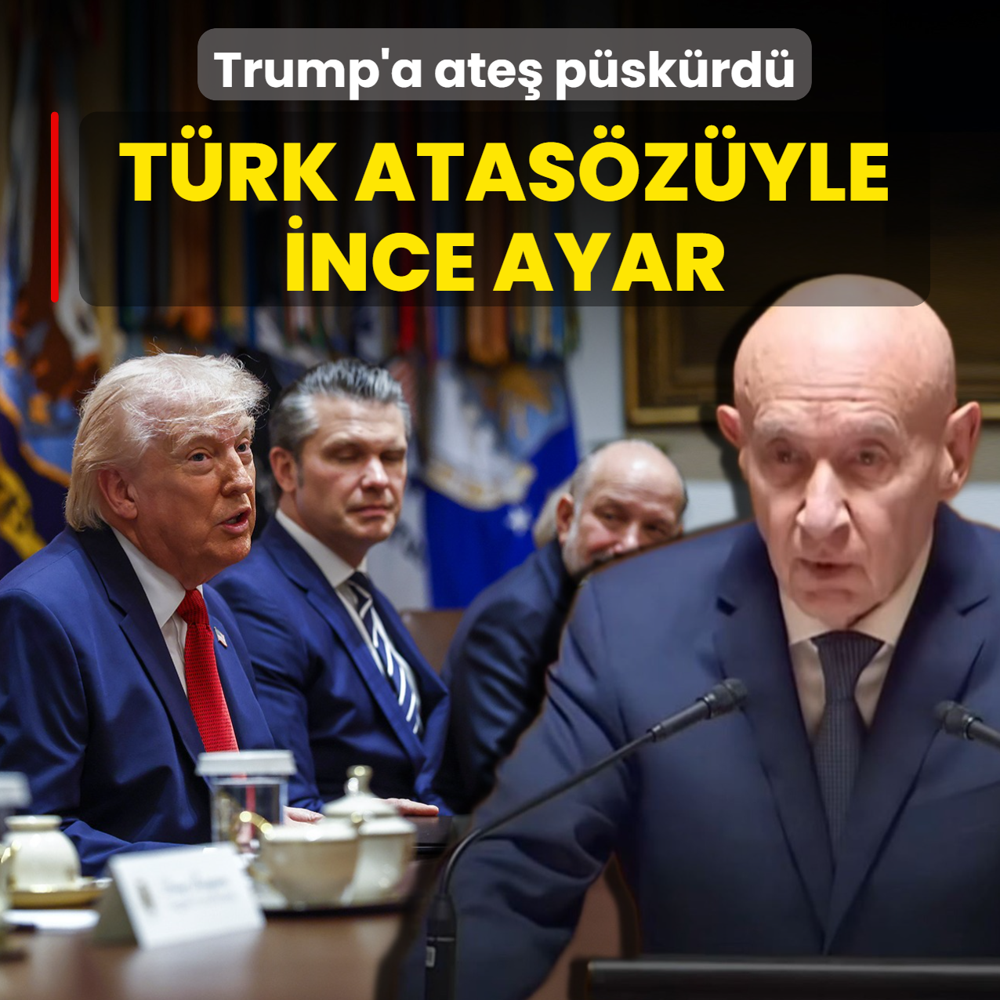 T�rk atas�z�yle ince ayar! Trump'a ate� p�sk�rd�