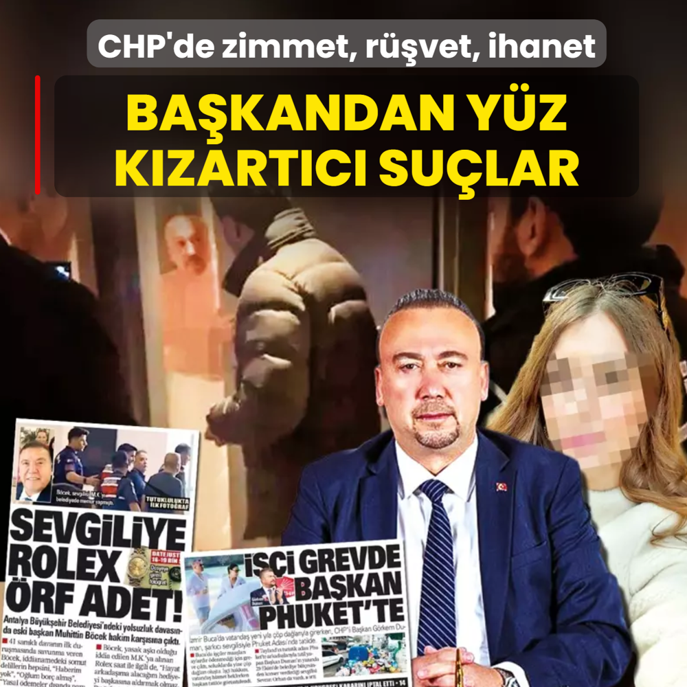 Zimmet, r��vet, ihanet! CHP'li ba�kandan y�z k�zart�c� su�lar