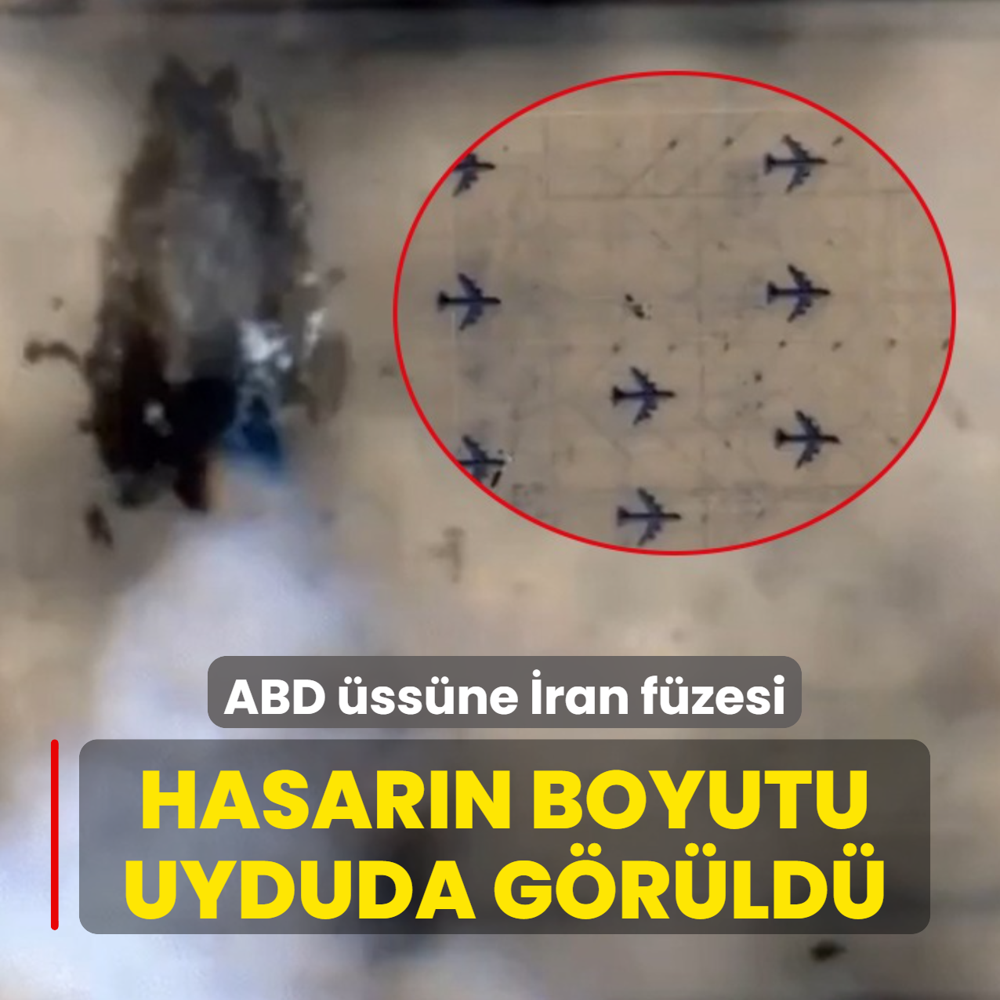 ABD �ss�ne �ran f�zesi: Hasar�n boyutu uyduda g�r�ld�