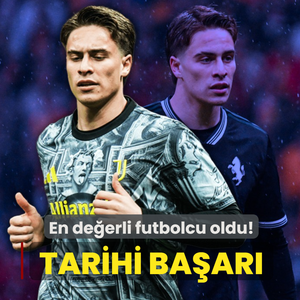 Kenan Y�ld�z'dan tarihi ba�ar�! En de�erli futbolcu oldu