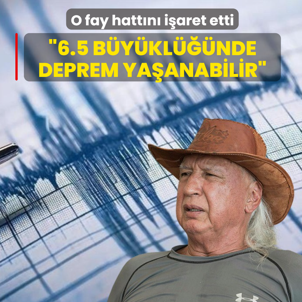 �ener ���mezsoy o fay hatt�n� i�aret etti: 6.5 b�y�kl���nde deprem ya�anabilir