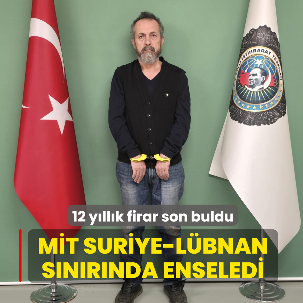 M�T'ten nokta operasyon: Firari casus Suriye-L�bnan s�n�r�nda yakaland�
