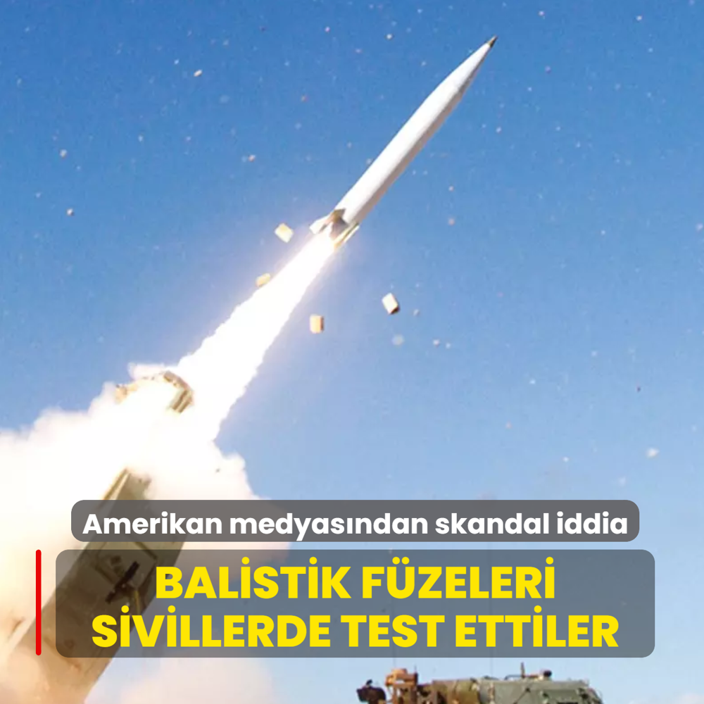 Balistik f�zeleri sivillerde test ettiler