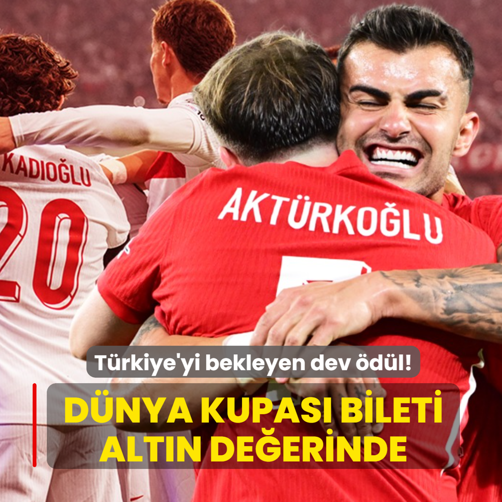 D�nya Kupas� bileti alt�n de�erinde! A Milli Futbol Tak�m�'n� bekleyen dev �d�l