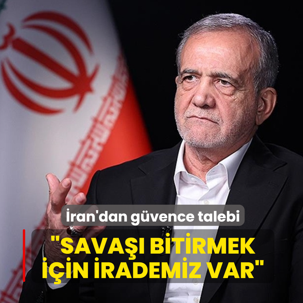 �ran'dan g�vence talebi... �Sava�� bitirmek i�in irademiz var�