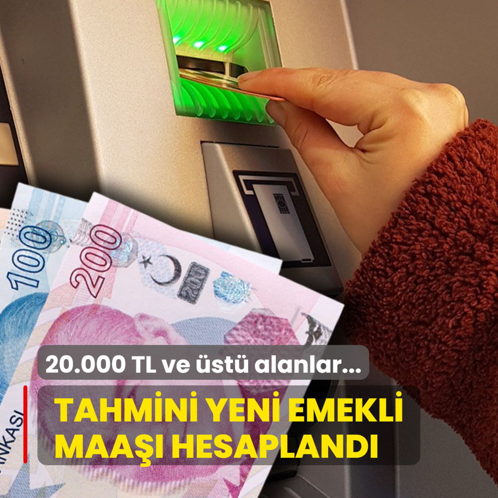 Zam eklendi: Yeni emekli maa�� hesapland�! 20.000 TL ve �st� alan SSK ile Ba�-Kur'lu...