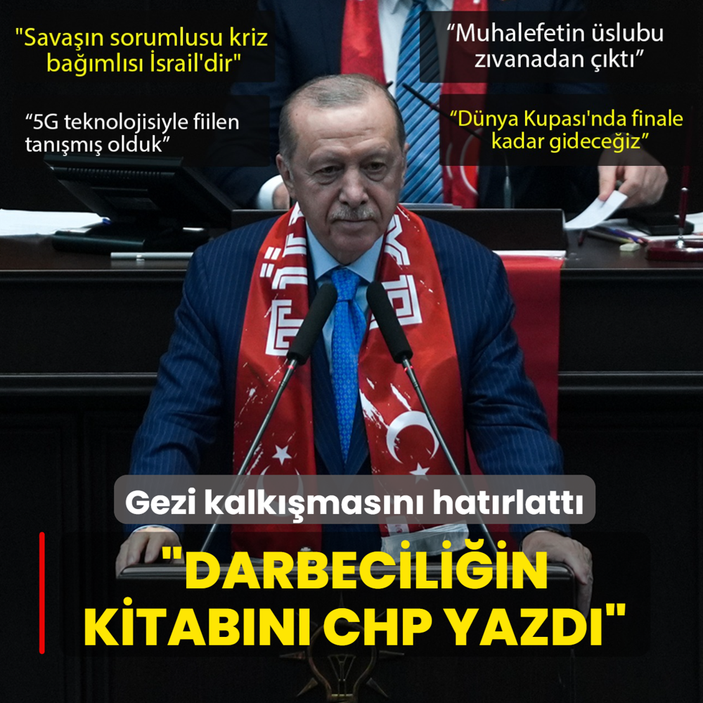 Ba�kan Erdo�an: Darbecili�in kitab�n� CHP yazd�