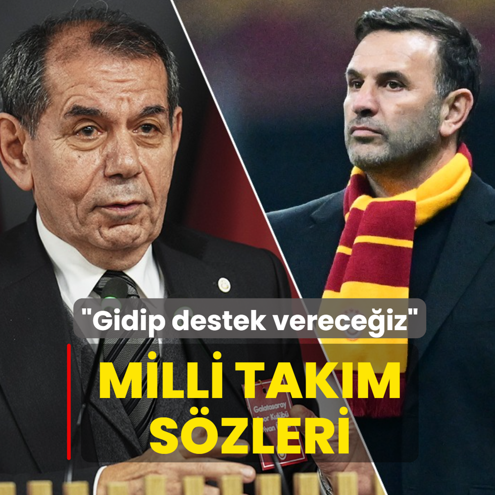 Dursun �zbek ve Okan Buruk'tan milli tak�m s�zleri: Gidip destek verece�iz