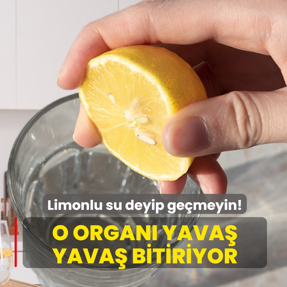Sabah a� karn�na limonlu su i�en yand�! Faydal� derken o organ yava� yava� bitiyor