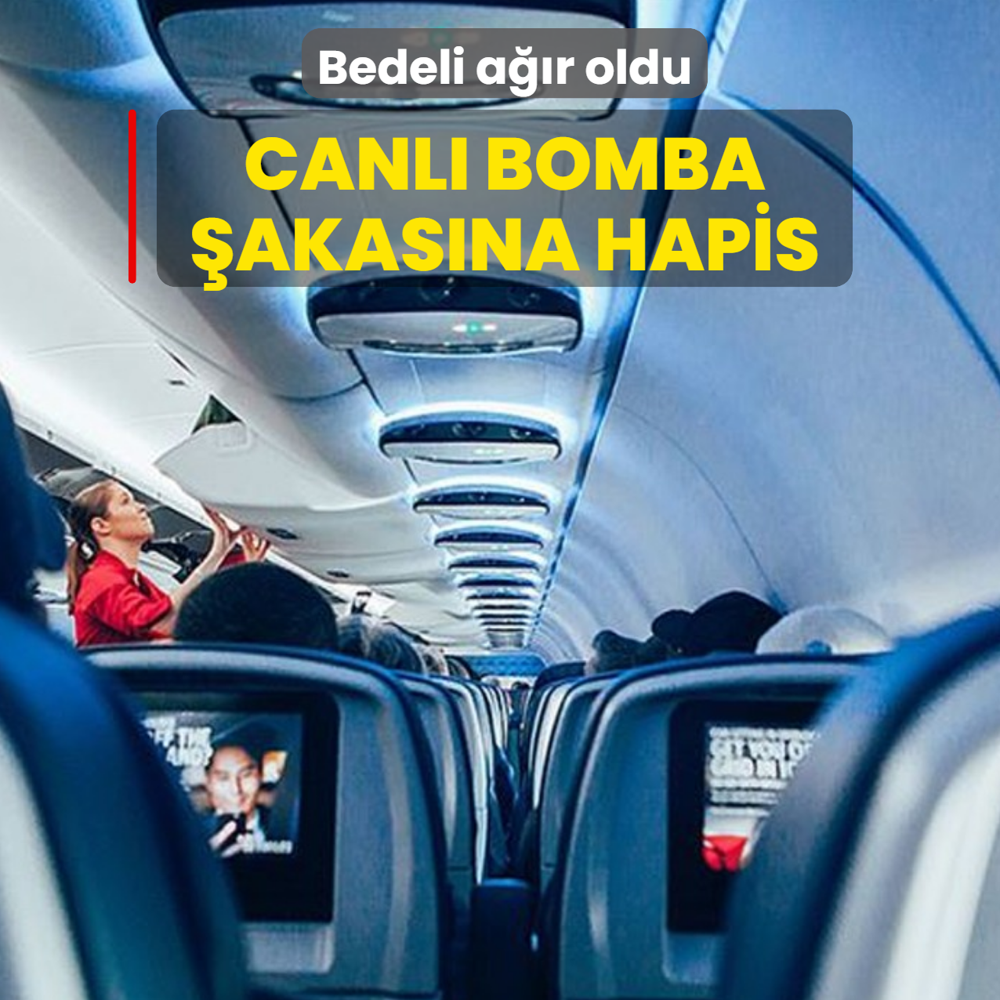 Bedeli a��r oldu: Canl� bomba �akas�na hapis