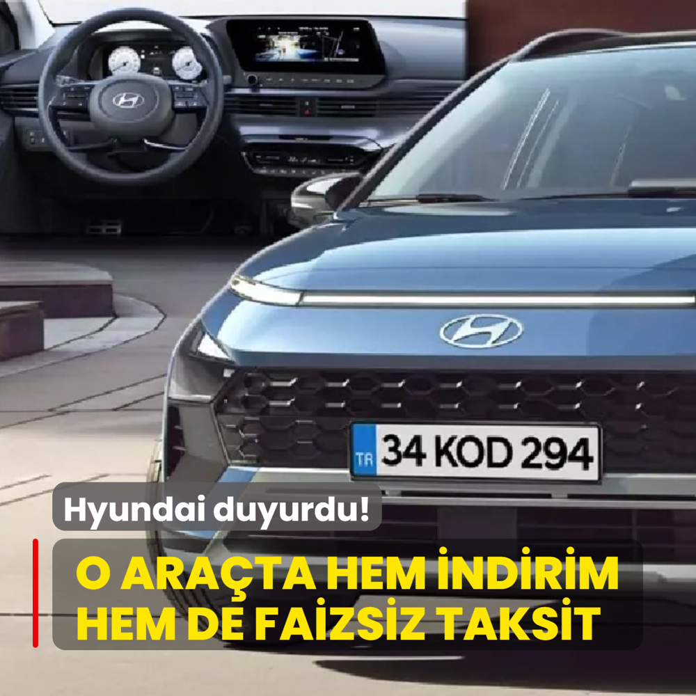 Hyundai duyurdu: O ara�ta hem indirim hem faizsiz taksit! ��te g�ncel fiyat listesi...