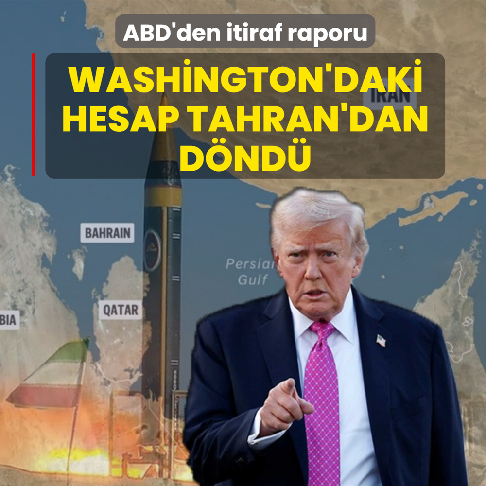 ABD'den itiraf raporu! Washington'daki hesap Tahran'dan d�nd�