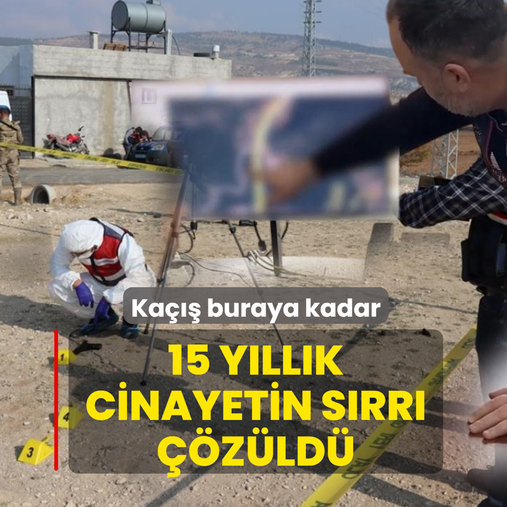 Ka��� buraya kadar! 15 y�ll�k cinayetin s�rr� ��z�ld�