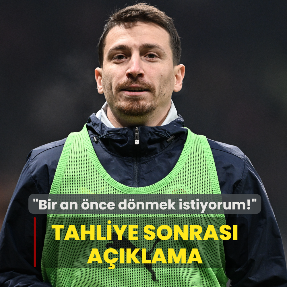 Mert Hakan Yanda�'tan tahliye sonras� a��klama! �Bir an �nce geri d�nmek istiyorum�