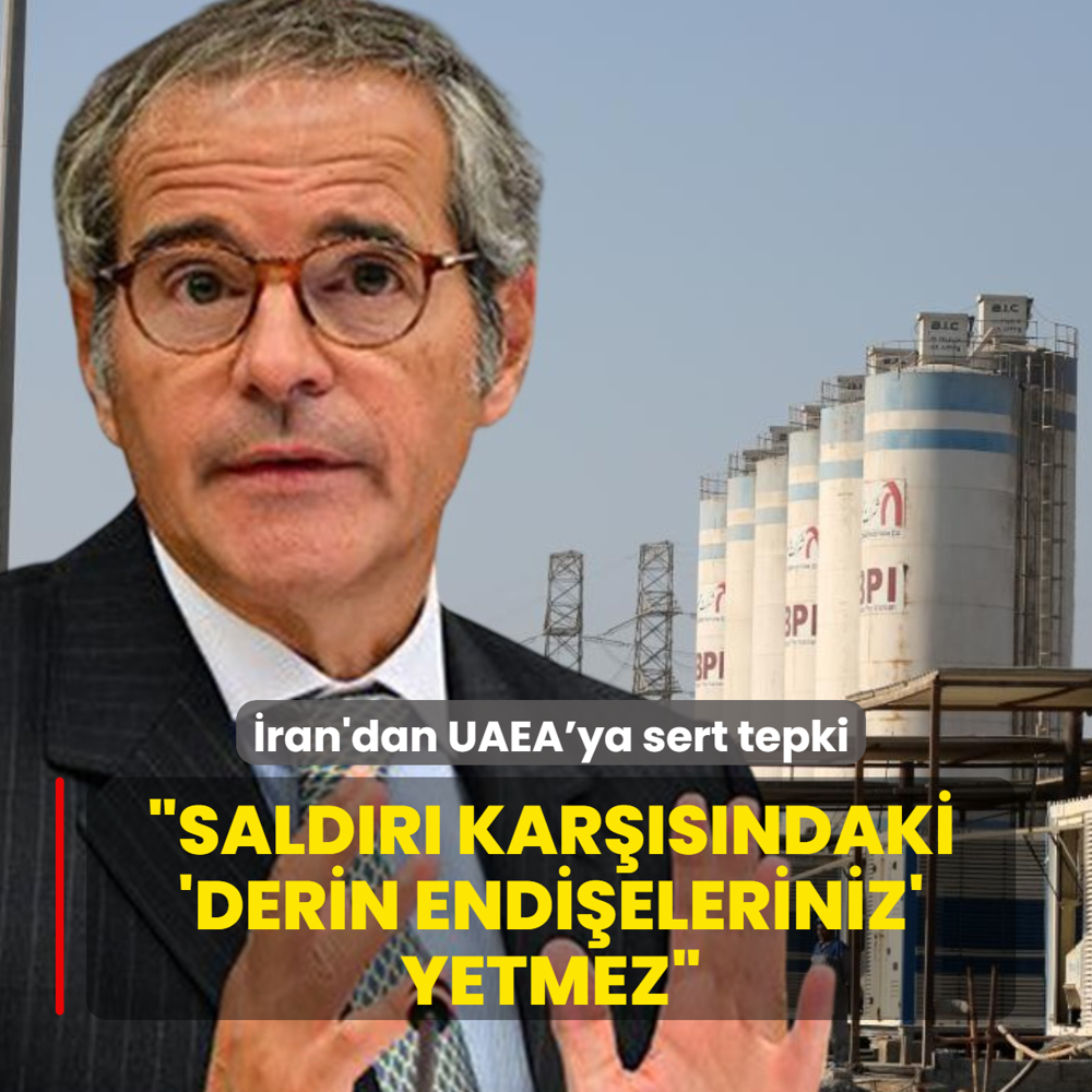 �ran'dan UAEA'ya sert tepki: Sald�r� kar��s�ndaki 'derin endi�eleriniz' yetmez!