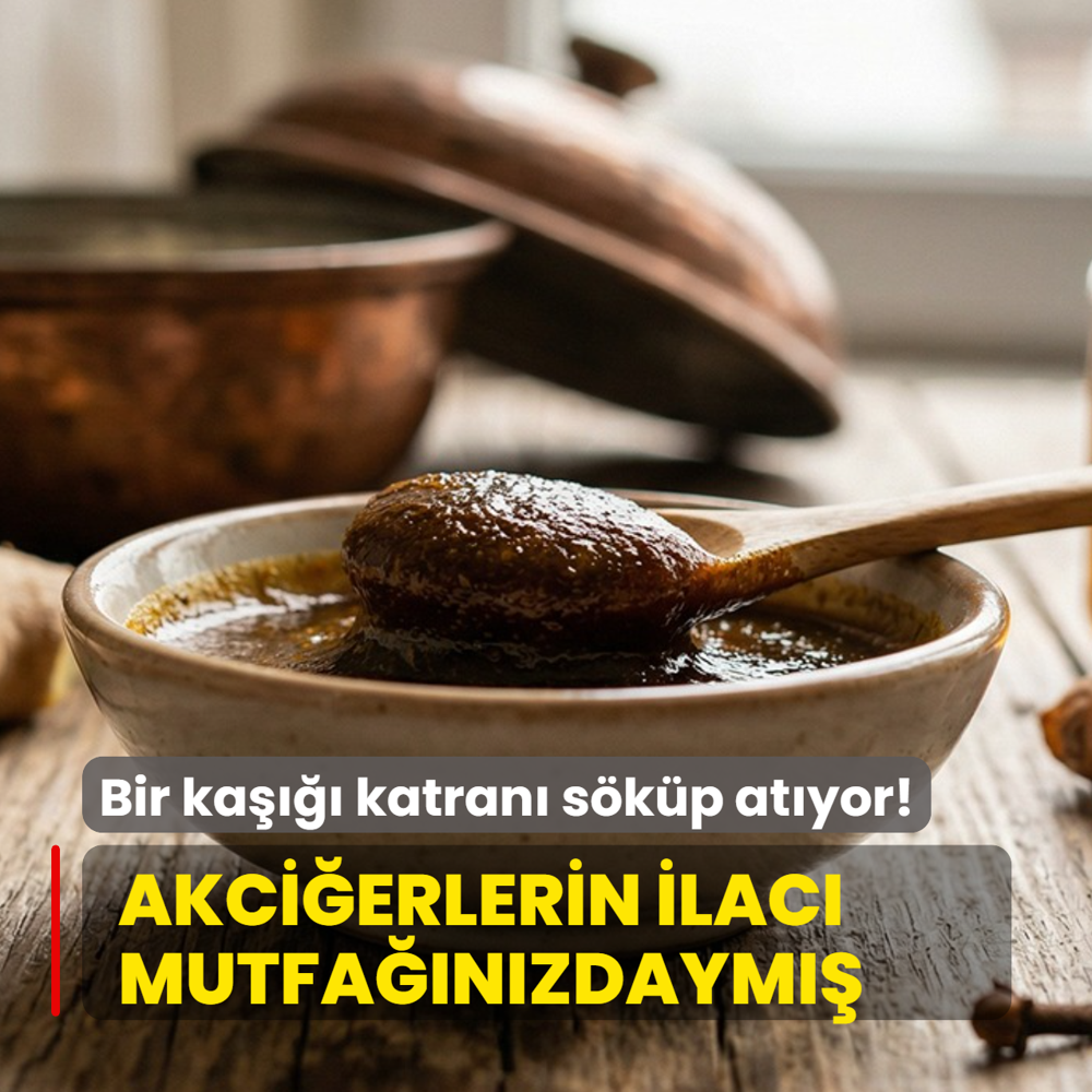 Me�er akci�erlerin ilac� mutfa��n�zdaym��! Bir ka���� bile katran� s�k�p at�yor