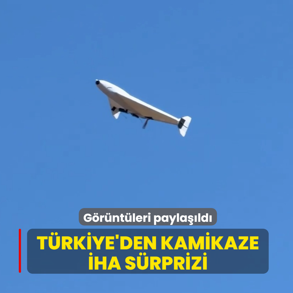 T�rkiye'den Kamikaze �HA s�rprizi... G�r�nt�leri payla��ld�