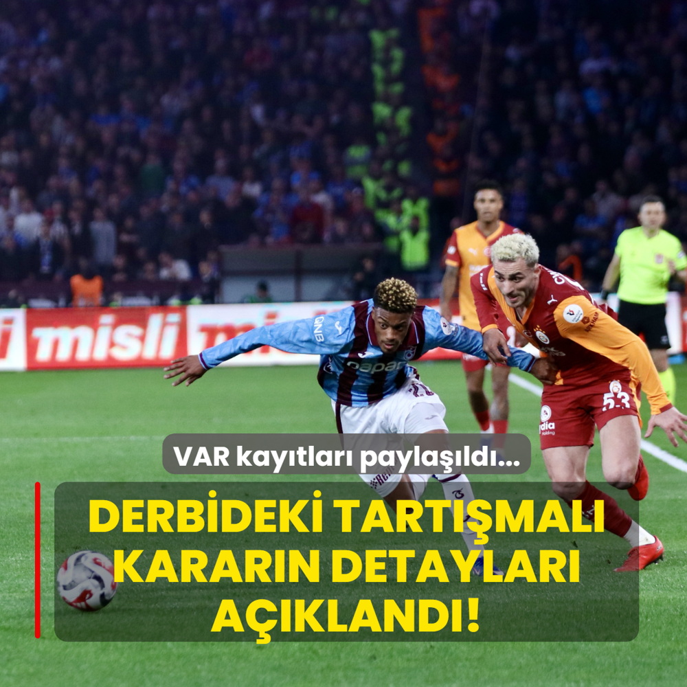 Derbideki tart��mal� karar�n detaylar� a��kland�! VAR kay�tlar� payla��ld�...