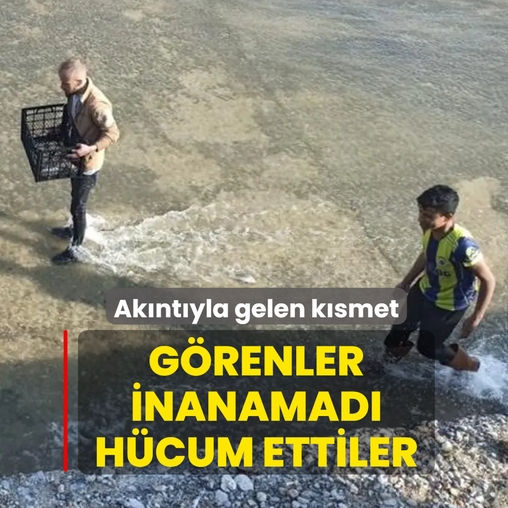 G�renler g�zlerine inanamad�, h�cum ettiler! Ak�nt�yla gelen k�smet