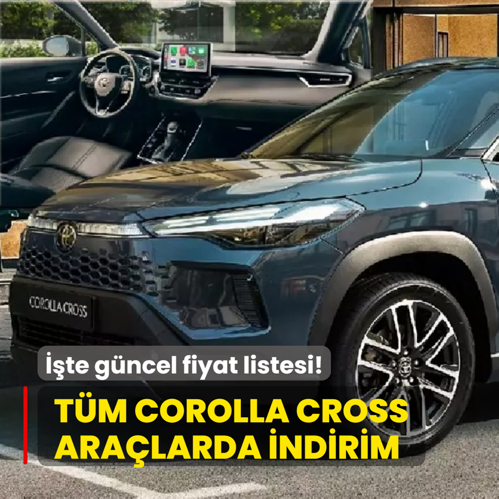 Toyota a��klad�: T�m Corolla Cross ara�larda indirim! ��te g�ncel fiyat listesi...