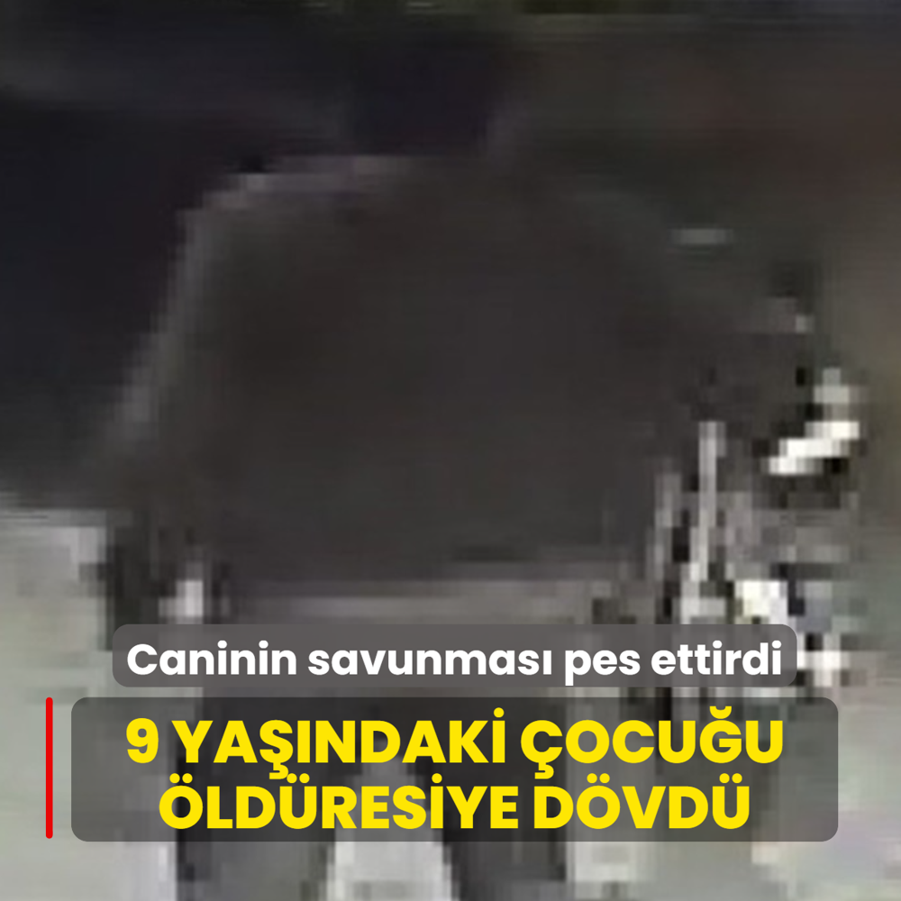 9 ya��ndaki �ocu�u �ld�resiye d�vd�: Caninin savunmas� pes ettirdi