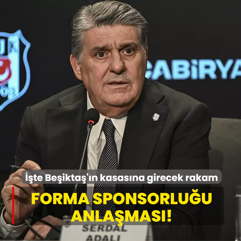 Be�ikta�'tan forma sponsorlu�u anla�mas�! ��te o rakam...
