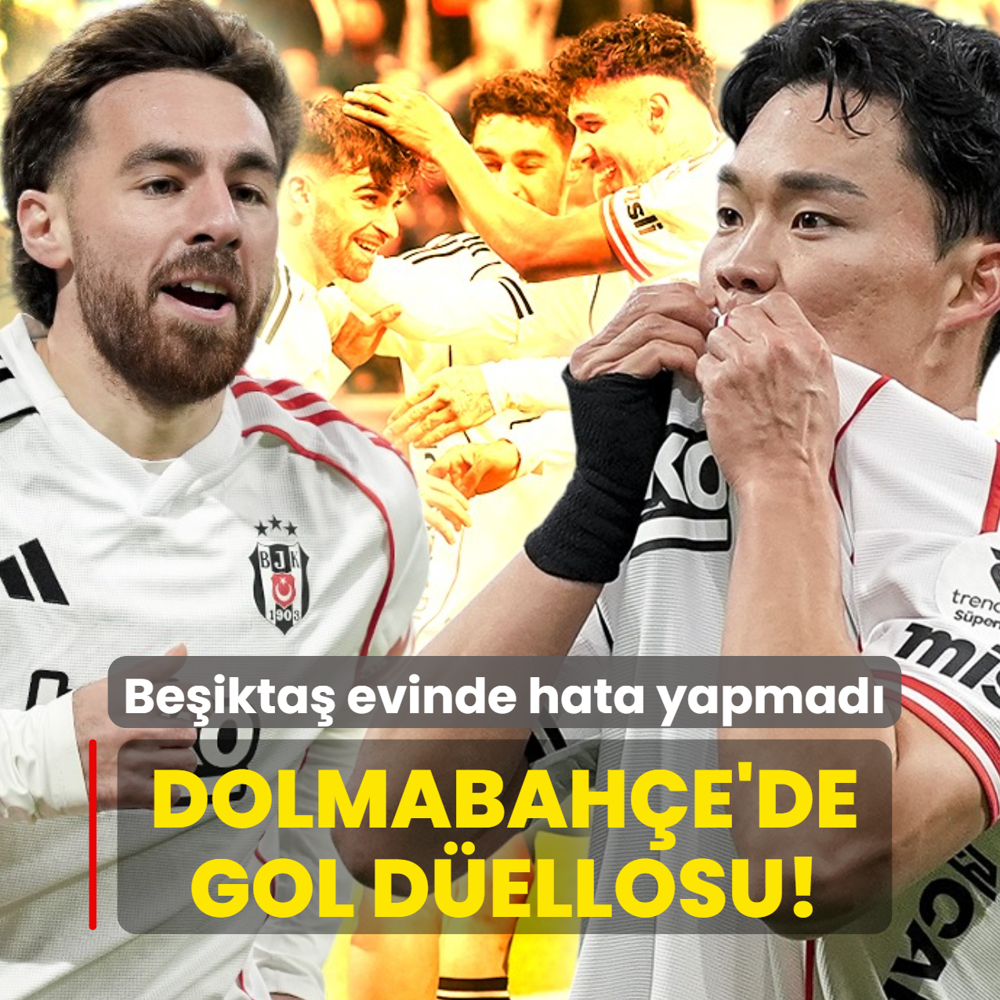 Dolmabah�e'de gol d�ellosu! Be�ikta� evinde hata yapmad�