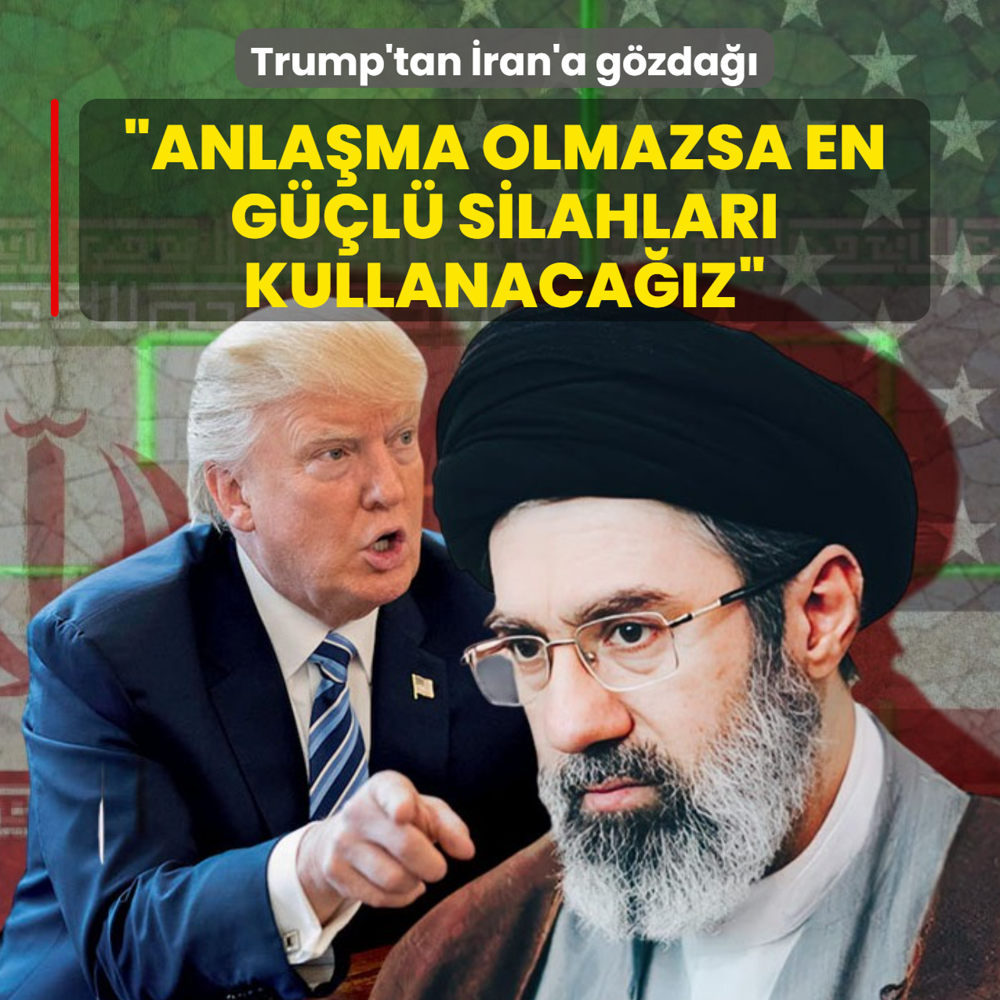 Trump'tan �ran'a g�zda��! �Anla�ma olmazsa en g��l� silahlar� kullanaca��z�