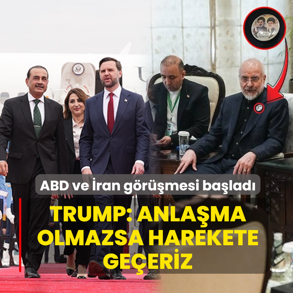 ABD ve �ran g�r��mesi ba�lad�! Trump: Anla�ma olmazsa harekete ge�eriz